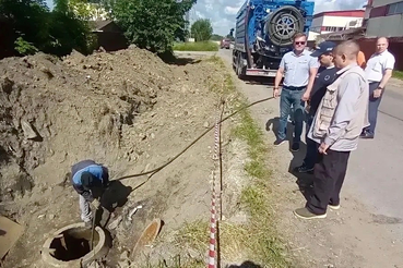 Проблема системы водоотведения в деревне Ополье Кингисеппского района решена